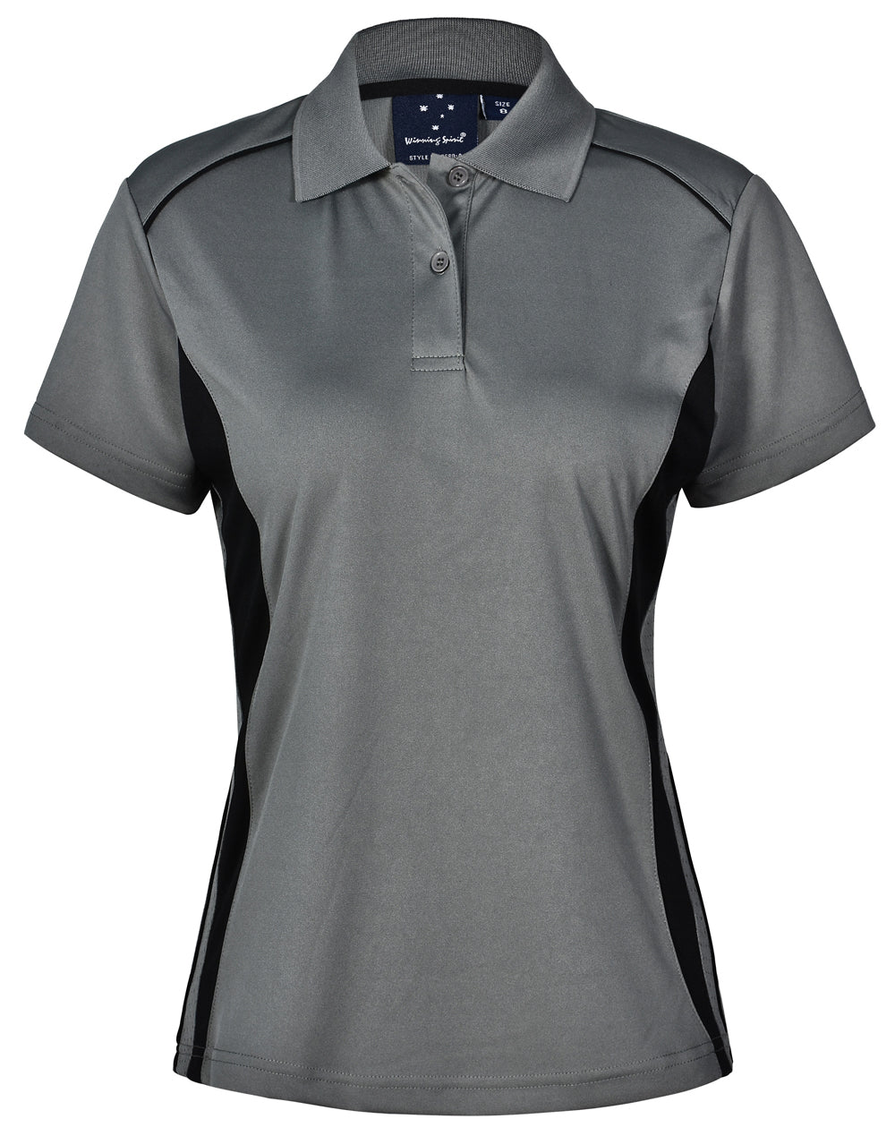 Winning Spirit Ladies Cooldry S/S Contrast Interlock Polo - PS80