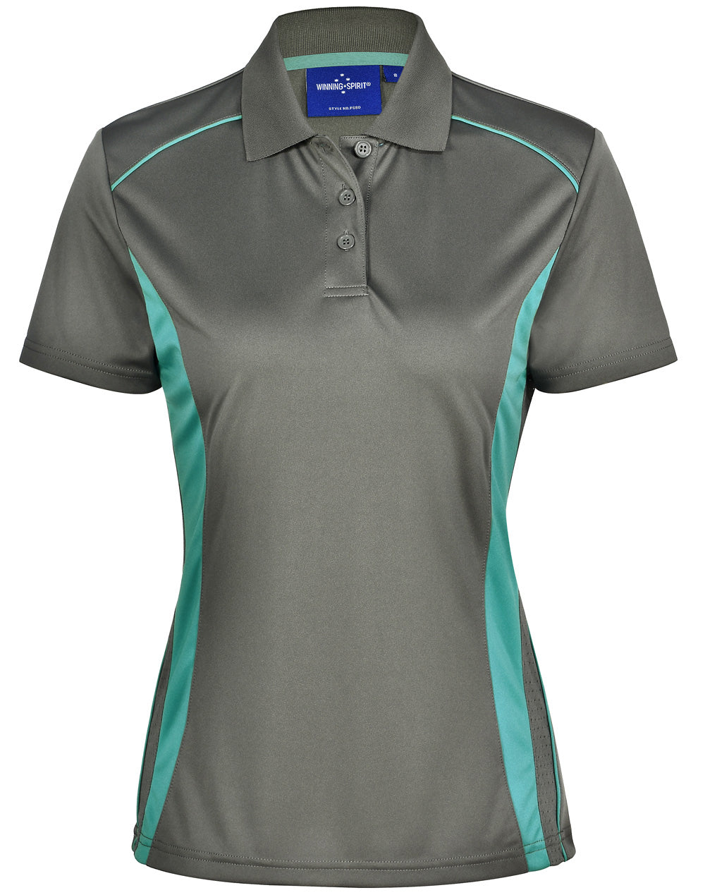 Winning Spirit Ladies Cooldry S/S Contrast Interlock Polo - PS80