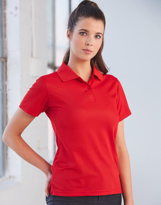 Winning Spirit Ladies Cooldry Pique Soild Colour S/S Polo - PS82