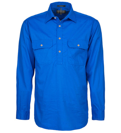 Pilbara Mens Closed Front L/S Shirt - RM200CF
