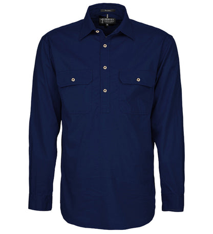 Pilbara Mens Closed Front L/S Shirt - RM200CF