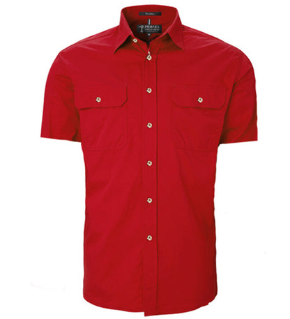 Pilbara Mens Open Front S/S Shirt - RM500BTS