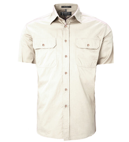 Pilbara Mens Open Front S/S Shirt - RM500BTS