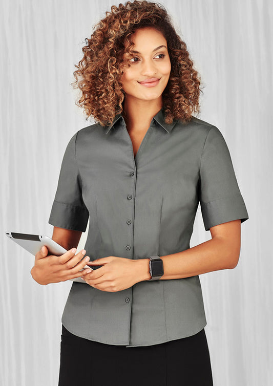 Biz Monaco Women's Short Sleeve Shirt - S770LS