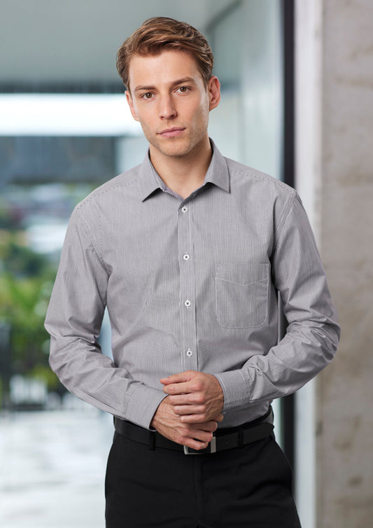 Biz Euro Mens Long Sleeve Shirt - S812ML