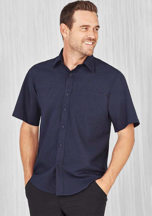 Biz Oasis Mens Short Sleeve Shirt - SH3603