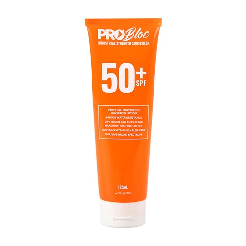 PRO Choice Probloc SPF 50+ Sunscreen 125ml Pump Bottle