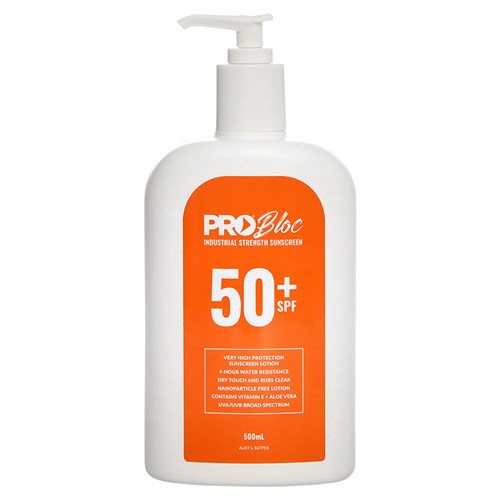 PRO Choice Probloc SPF 50+ Sunscreen 500ml Pump Bottle