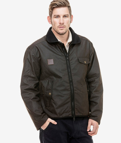 Swanndri Waimak Oilskin Jacket with Wool Lining - SW14452M