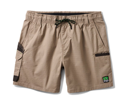 FXD WS-7 Elastic Waist Stretch Ripstop Work Short