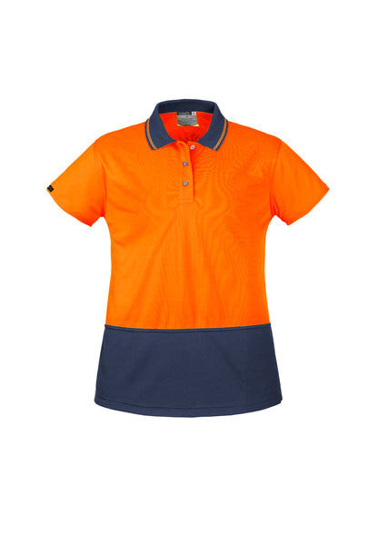 Syzmik Womens Hi Vis Basic Short Sleeve Polo - ZH731