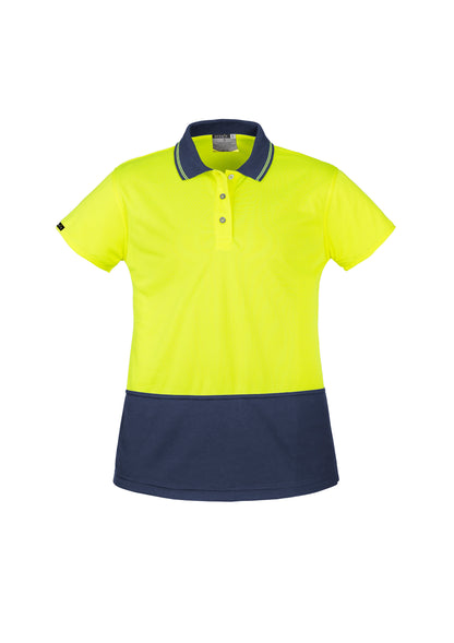 Syzmik Womens Hi Vis Basic Short Sleeve Polo - ZH731