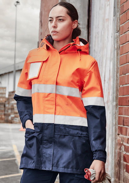 Syzmik Womens Hi Vis Ultralite Waterproof Jacket - ZJ757