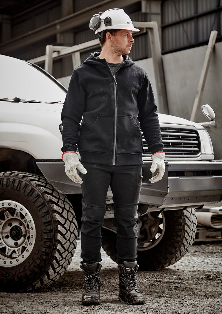 Syzmik Mens Zip Front Multi-Pocket Hoodie - ZT468