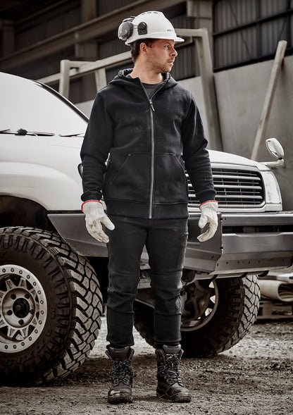 Syzmik Mens Zip Front Multi-Pocket Hoodie - ZT468