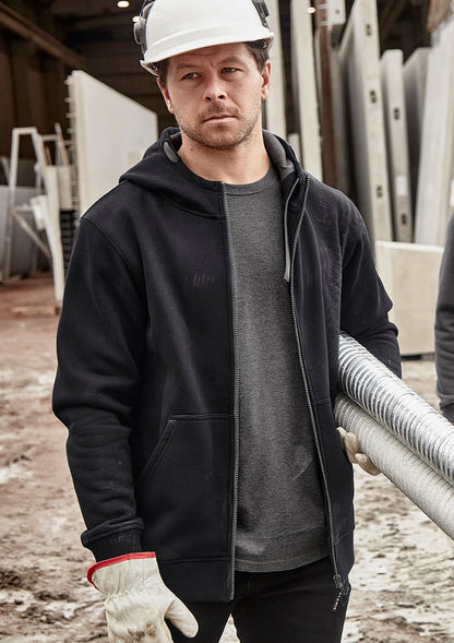 Syzmik Mens Zip Front Multi-Pocket Hoodie - ZT468