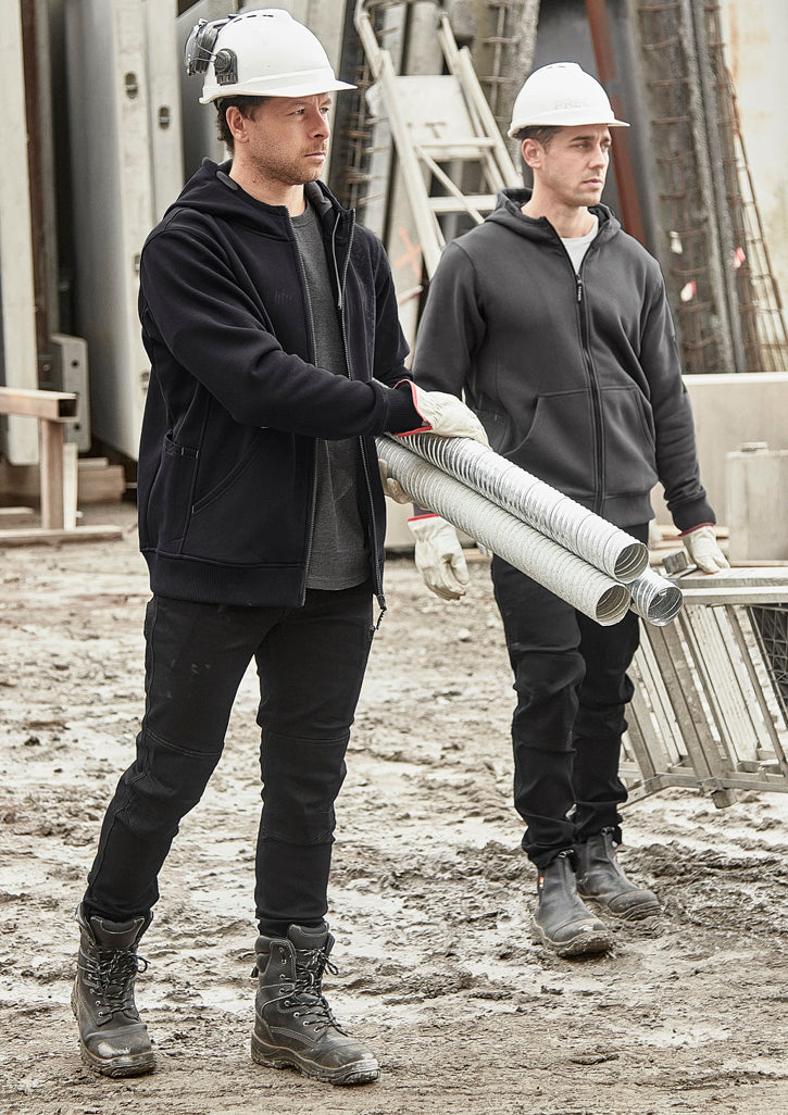 Syzmik Mens Zip Front Multi-Pocket Hoodie - ZT468