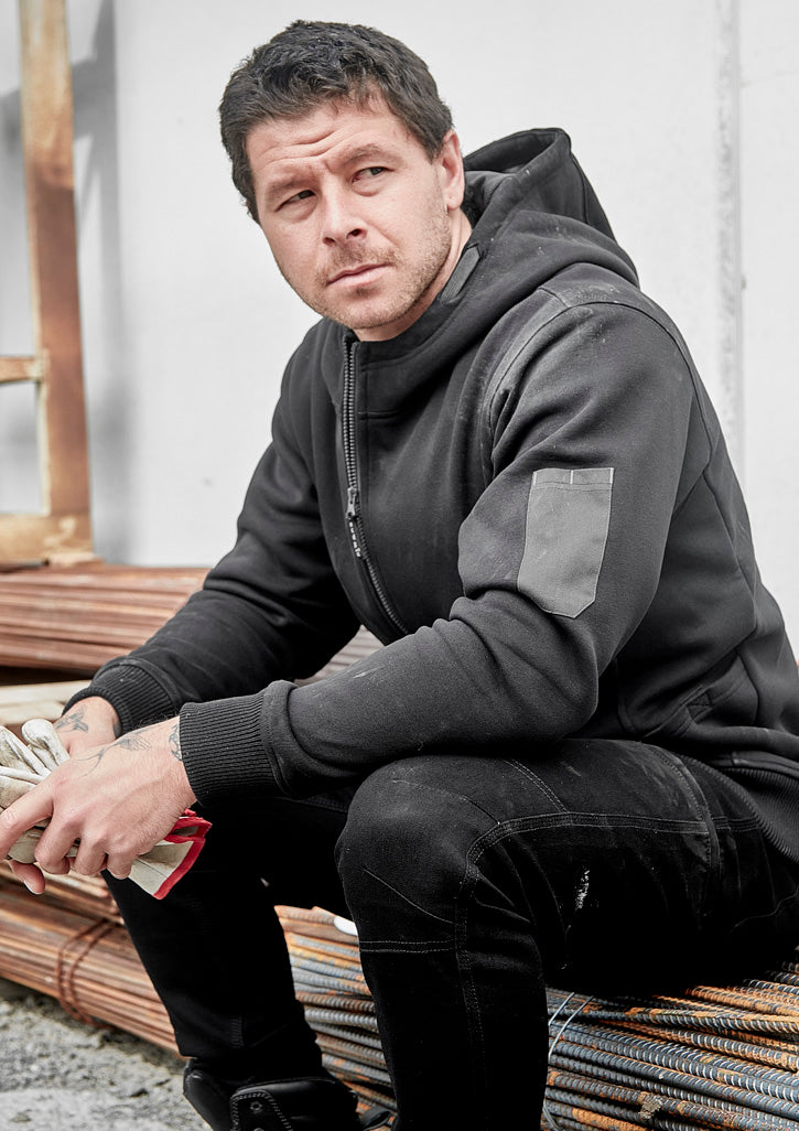 Syzmik Mens Zip Front Multi-Pocket Hoodie - ZT468