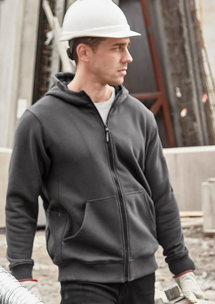 Syzmik Mens Zip Front Multi-Pocket Hoodie - ZT468