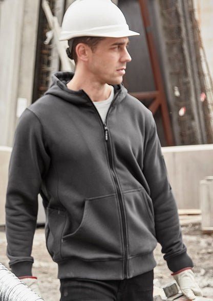 Syzmik Mens Zip Front Multi-Pocket Hoodie - ZT468
