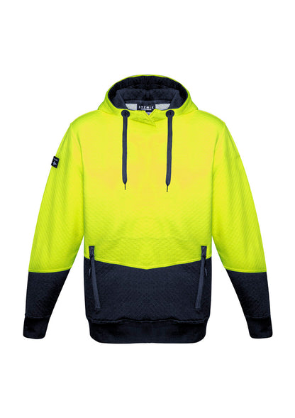 Syzmik Mens Hi Vis Textured Jacquard Hoodie - ZT477