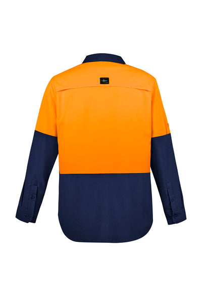 Syzmik Mens Hi Vis Outdoor Long Sleeve Shirt - ZW468