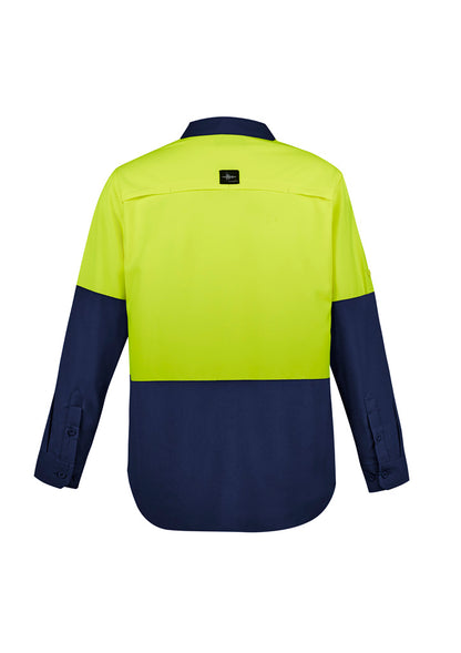 Syzmik Mens Hi Vis Outdoor Long Sleeve Shirt - ZW468