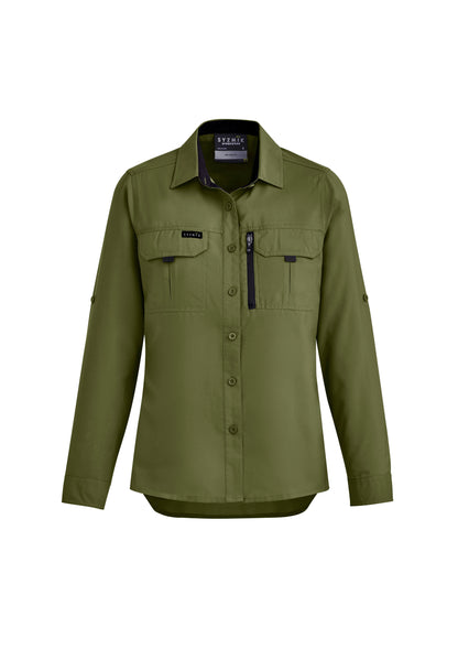 Syzmik Womens Outdoor Lightweight L/S Shirt - ZW760