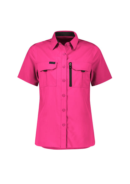 Syzmik Womens Outdoor Short Sleeve Shirt - ZW765
