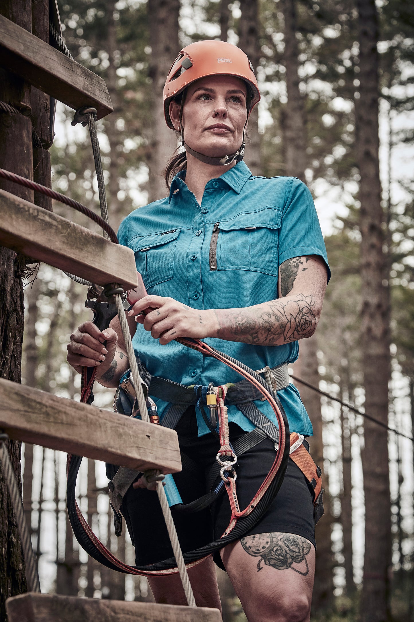 Syzmik Womens Outdoor Short Sleeve Shirt - ZW765