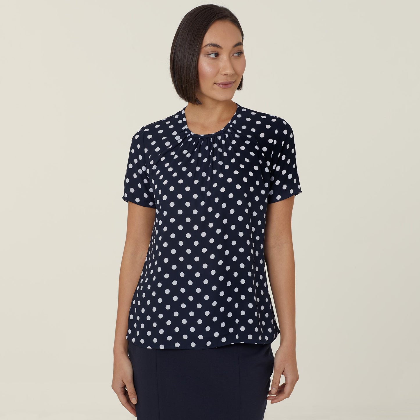 NNT Women's Georgie Short Sleeve Blouse - CATUKF - Clearance
