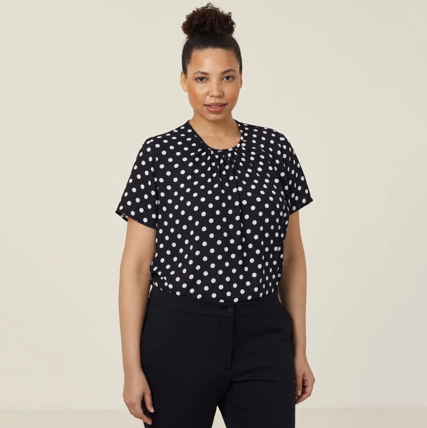 NNT Women's Georgie Short Sleeve Blouse - CATUKF - Clearance