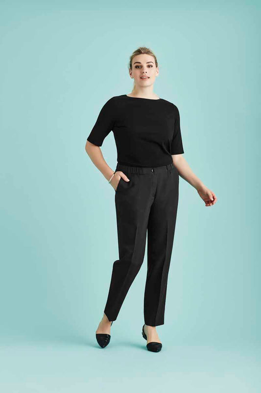 Biz Cool Stretch Womens Ultra Comfort Waist Pant - 10123
