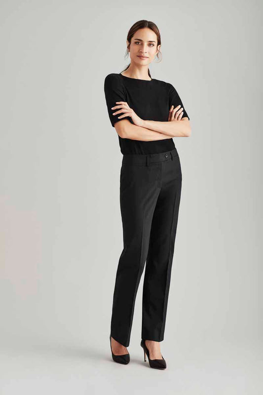 Biz Comfort Wool Stretch Womens Relaxed Fit Pant - 14011