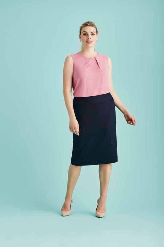 Biz Cool Stretch Womens Relaxed Fit Skirt - 20111