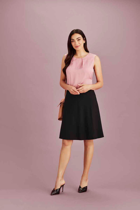 Biz Corporates Siena Womens Bandless Flared Skirt - 20718