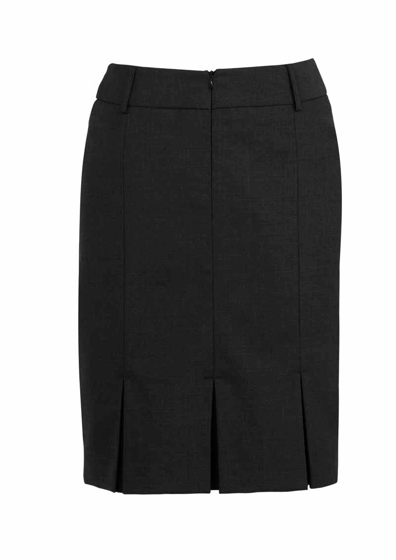 Biz Comfort Wool Stretch Womens Multi-Pleat Skirt - 24015