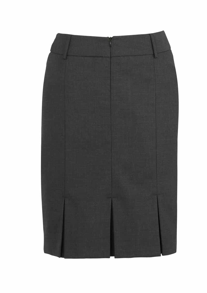 Biz Comfort Wool Stretch Womens Multi-Pleat Skirt - 24015
