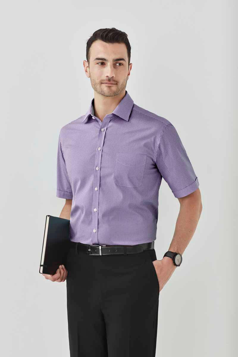 Biz Corporates Newport Mens Short Sleeve Shirt - 42522 – Canberra Workwear