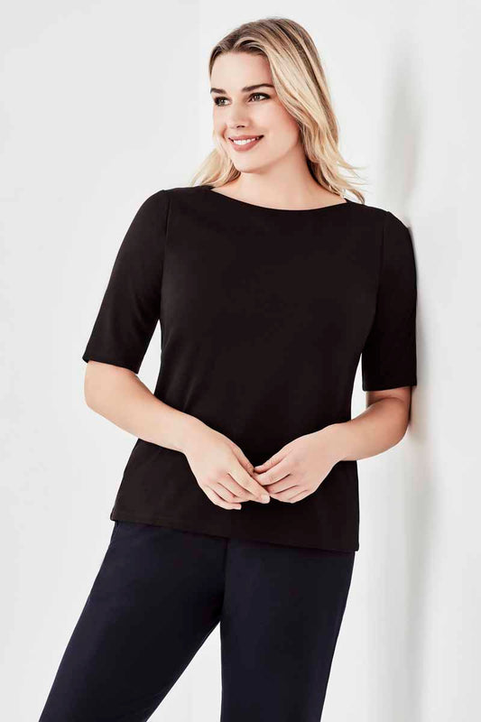 Biz Camille Womens Short Sleeve Top - 44113