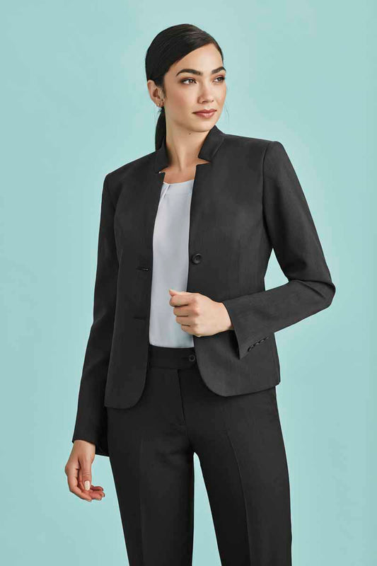 Biz Cool Stretch Womens Reverse Lapel Jacket - 60113