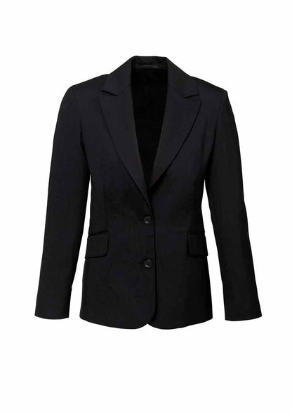 Biz Corporates Comfort Wool Stretch Womens Longline Jacket - 64012
