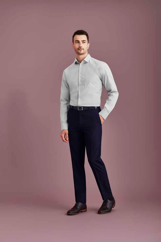 Biz Siena Mens Slim Fit Flat Front Pant Regular - 70716R