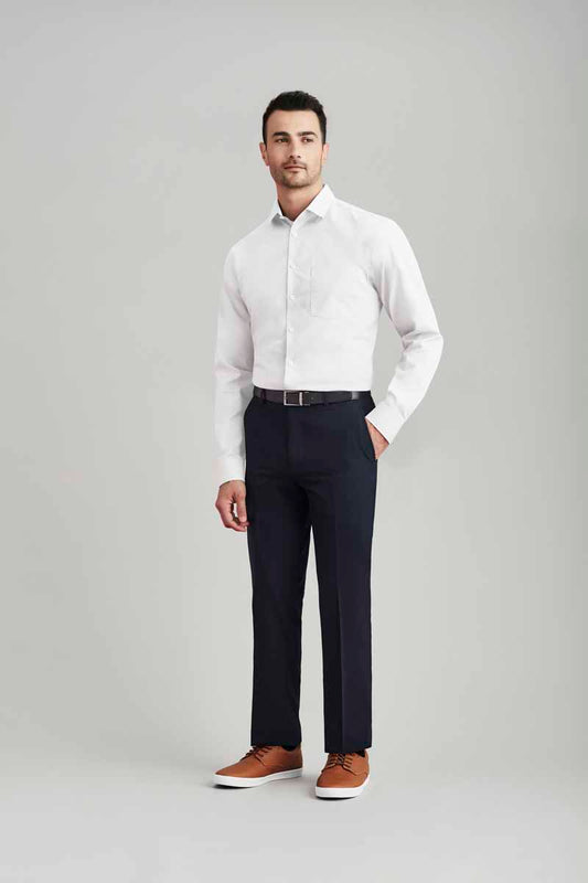 Biz Comfort Wool Stretch Mens Slimline Pant - 74013