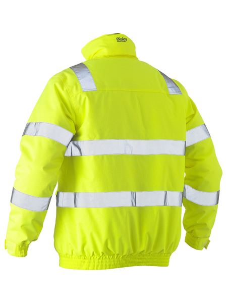 Bisley Mens Taped Hi Vis Wet Weather Bomber Jacket - BJ6770T