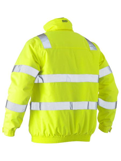 Bisley Mens Taped Hi Vis Wet Weather Bomber Jacket - BJ6770T