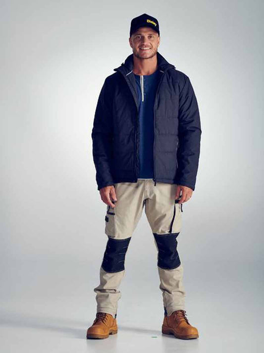 Bisley Mens Puffer Jacket with Adjustable Hood - BJ6928