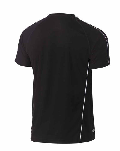 Bisley Mens Cool Mesh Tee with Reflective Piping - BK1426