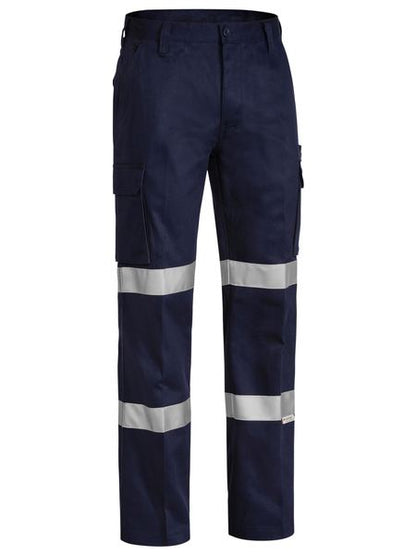 Bisley Mens Taped Biomotion Drill Cargo Work Pants - BPC6003T