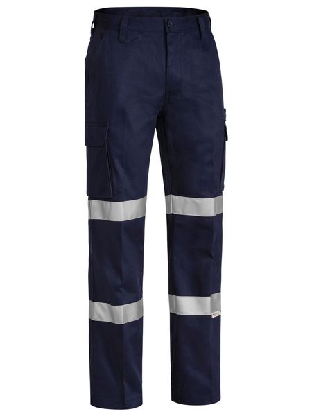 Bisley Mens Taped Biomotion Drill Cargo Work Pants - BPC6003T